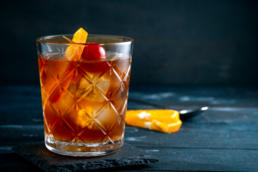 whiskey sour in glass