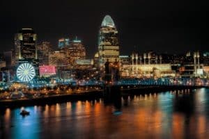 skyline of Cincinnati, Ohio
