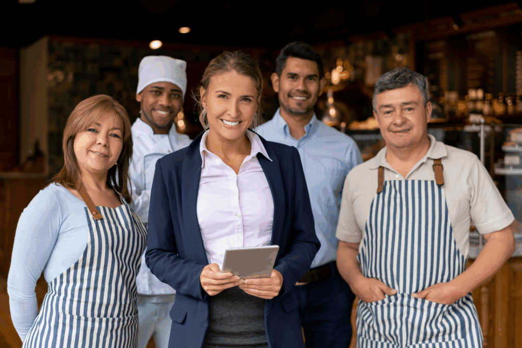 Operations manager in a dining venue ensuring legal alcohol service standards are upheld in food and beverage management.