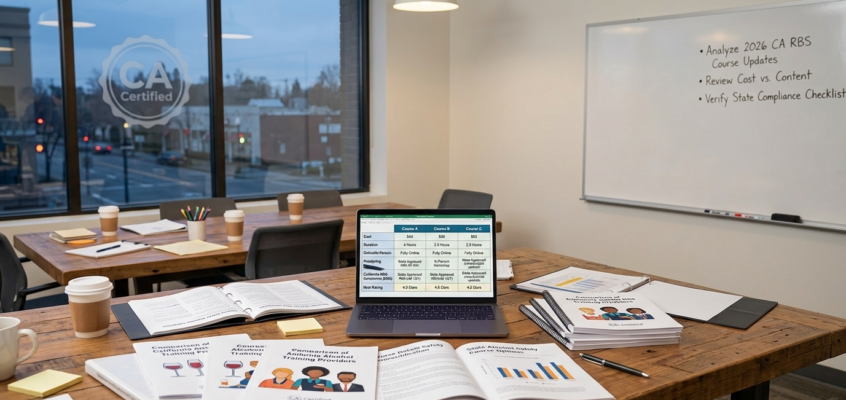California alcohol certification courses
