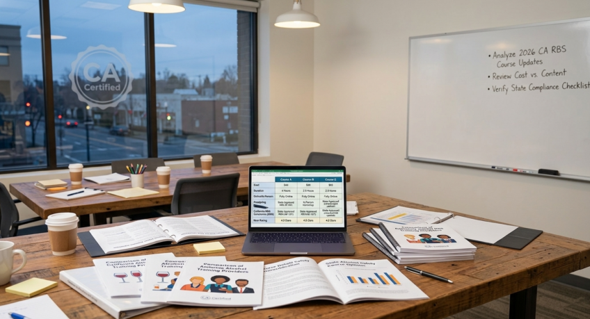 California alcohol certification courses